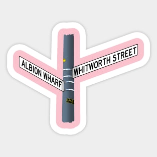 Hacienda Street Sign Sticker